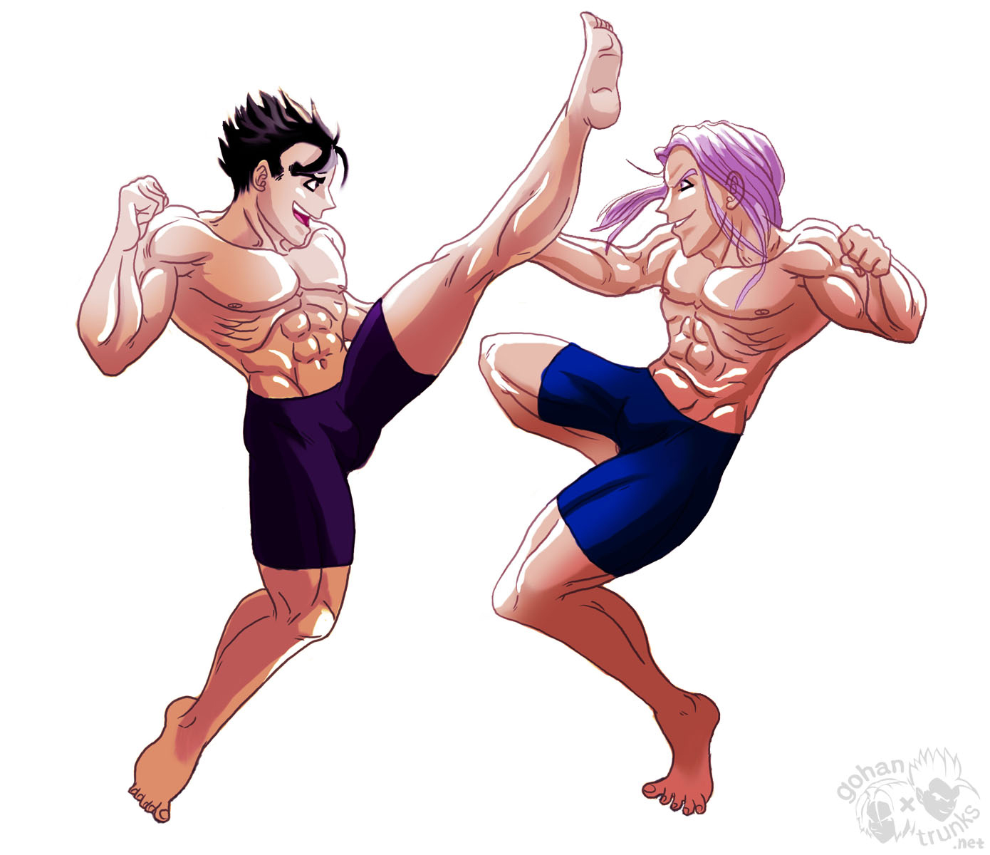 High Kick - Boxer & Rice: DBZ Fanfic, Art & Comics for all Gay/Yaoi...