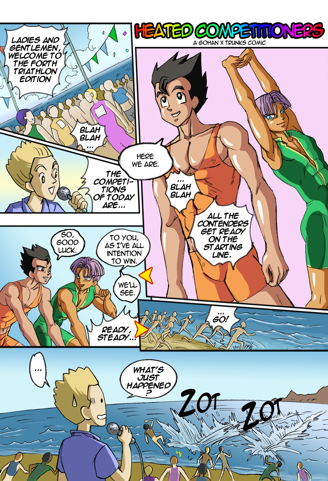 Heated Competitioners - Boxer & Rice: DBZ Fanfic, Art & Comics for all Gay/Yaoi  Fans