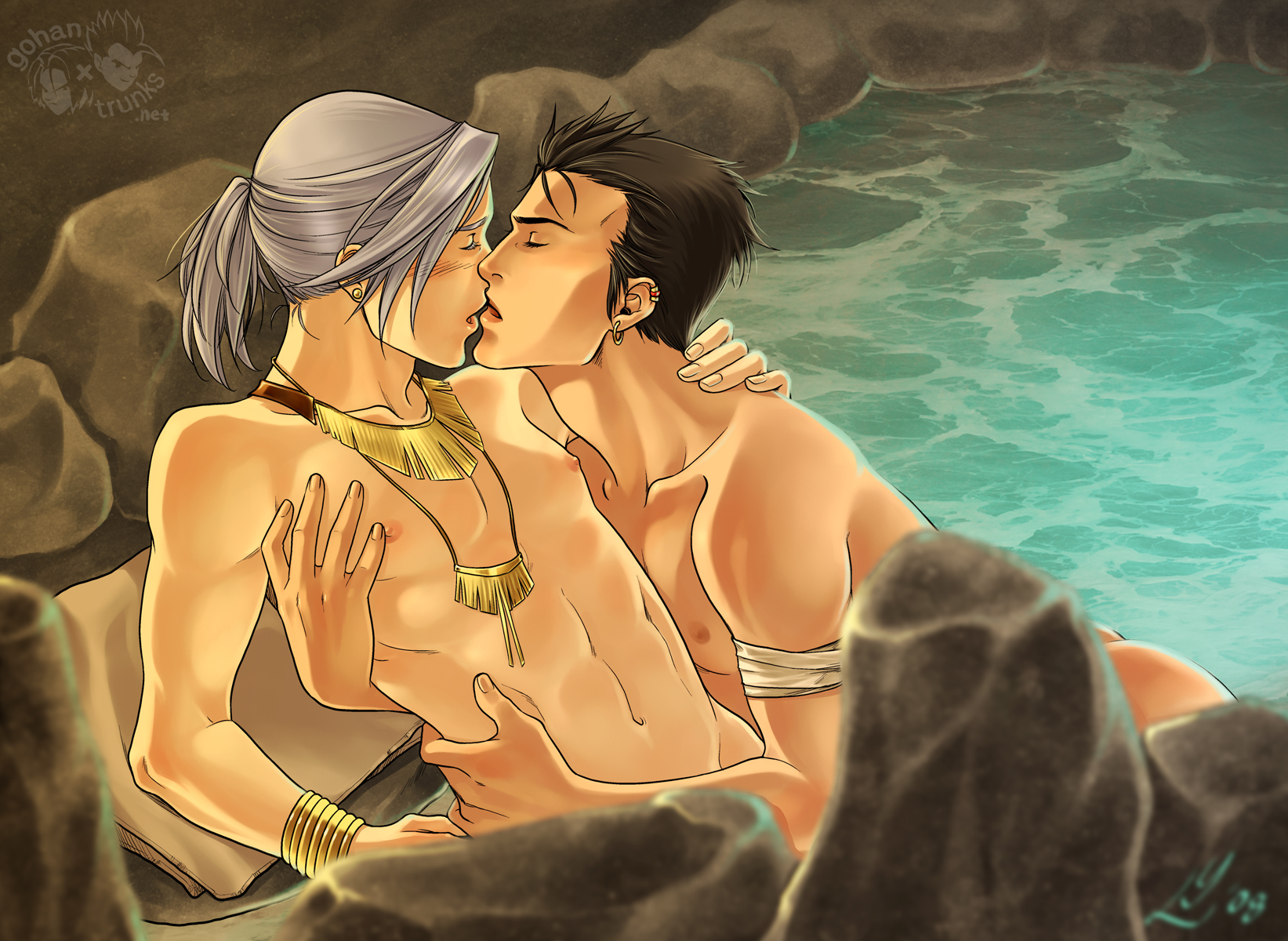 Spa Day - Boxer & Rice : Explore DBZ Yaoi Fanfiction, Art, Comics & More  for Gay/Yaoi Fans