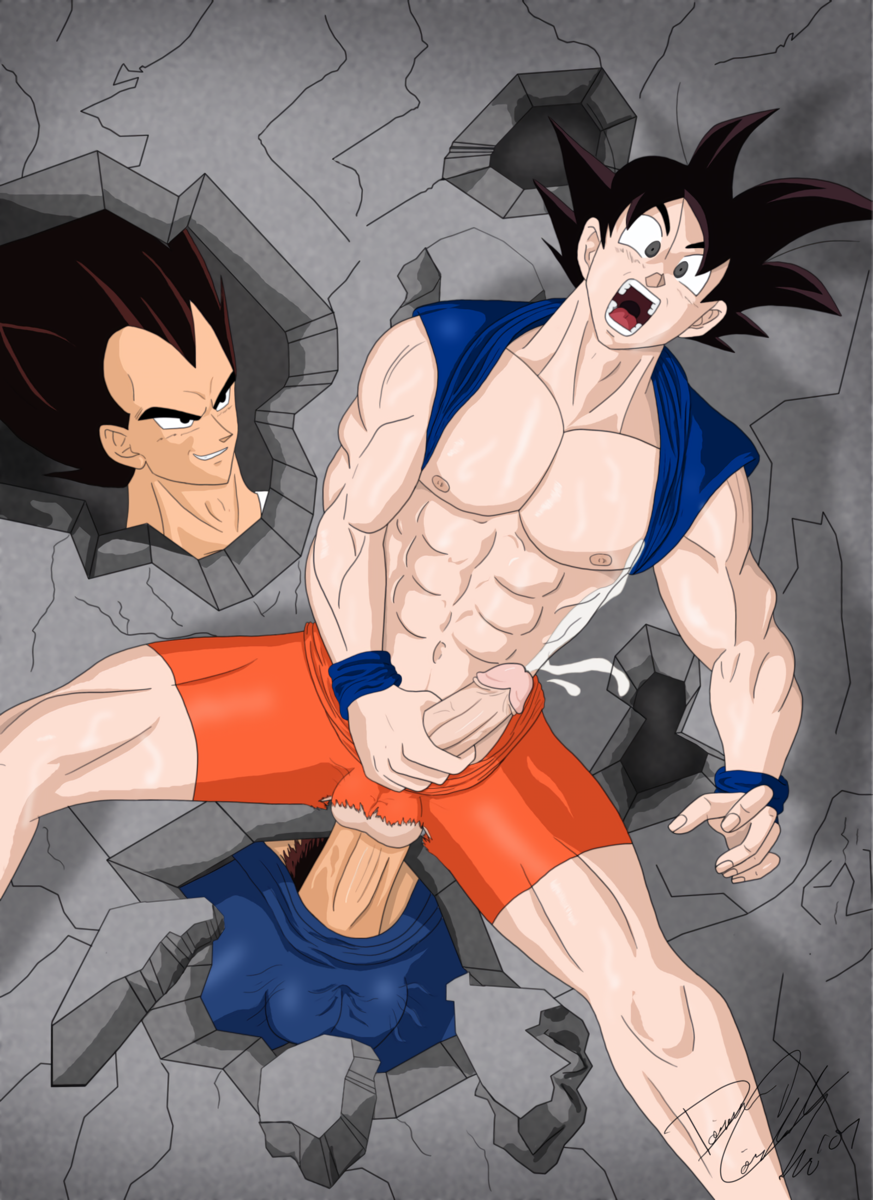 DBZ Yaoi Doujinshi, Gay Sex Position, Kamasutra, Goku, 悟 空, sangoku, kakaro...