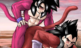 SSJ4 Kakavege by Maetel — Old Web Goku x Vegeta Fanart Archive