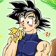 Goku and a banana
