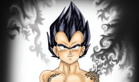 Tatooed Vegeta