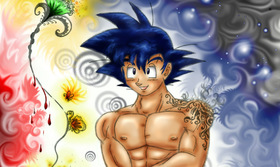 Tatooed Goku