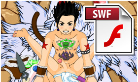 DBZ Yaoi Flash Game : Full Frontal Penetration