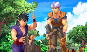 097 : Chopping wood Saiyan Way