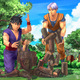 097 : Chopping wood Saiyan Way