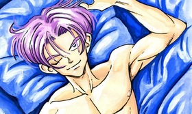 In bed with Trunks