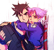 Gohan rescues Trunks