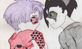 Lordbug & Chat Noir cute scene