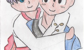 Gohan & Trunks wedding card invitation