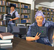252 : Studying at the Public Library