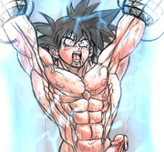 Goku's Electrical Torment