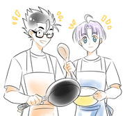 Hey Future Trunks, who's cooking in your relationship?