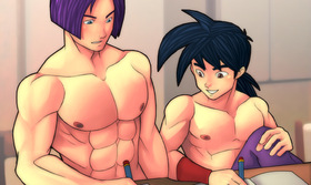 Future Trunks Helps Young Gohan With Math — While Goku Recovers