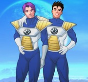 Gohan x Trunks Planetary Defense AU — Under King Vegeta’s Earth