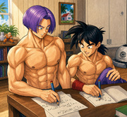 Future Trunks Helps Young Gohan With Math — While Goku Recovers