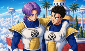Gohan x Trunks Planetary Defense AU — Under King Vegeta’s Earth