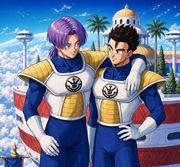 Gohan x Trunks Planetary Defense AU — Under King Vegeta’s Earth