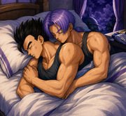 Gohan x Trunks Before Fighting Goku Black — Truhan Night Fanart