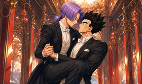 Gohan x Trunks Shall We Dance — Truhan Ballroom Romance Fanart
