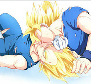 Kakavege Super Saiyan Intimacy — Goku x Vegeta Post-Battle Moment
