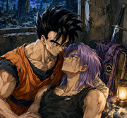 Gohan x Trunks Hurt Comfort — Truhan Future Timeline Recovery Fanart