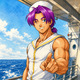 Future Trunks Sailor Outfit Fanart — Capsule Corp Cruise Portrait