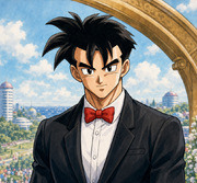 Future Gohan Proposes to Future Trunks — Truhan Game-Inspired AU Fanart