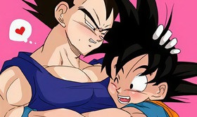 Kakavege Hug — Vegeta x Goku Soft Affectionate Moment