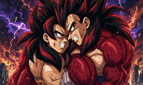 VegeKaka Fanart: Vegeta x Goku