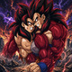Kakavege SSJ4 Primal Clash — Goku x Vegeta Saiyan BL Fanart