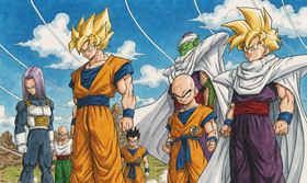 Cell Games Shitajiki — Dragon Ball Z Official Z Fighters Visual Reference