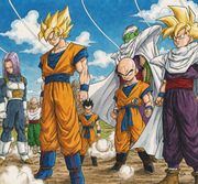 Cell Games Shitajiki — Dragon Ball Z Official Z Fighters Visual Reference
