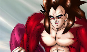 SSJ4 Vegekaka by Maetel — Mature Old Web Dragon Ball BL Archive