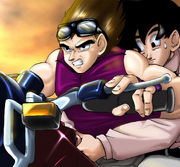 VegeKaka Motorcycle Ride by Maetel — Old Web DBZ BL Archive