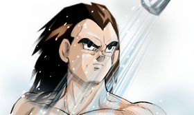 Solo Vegeta Shower by Maetel — Mature Old Web Saiyan Archive
