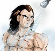 Solo Vegeta Shower by Maetel — Mature Old Web Saiyan Archive