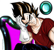 Vegeta in the Starship Lounge by Maetel — Solo Saiyan Old Web Archive