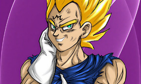 Pure Evil by Maetel — Sexy Majin Vegeta Old Web Archive