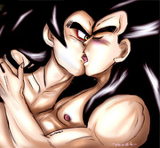 SSJ4 Rivalry Kiss by Maetel — Mature Kakavege Old Web Archive