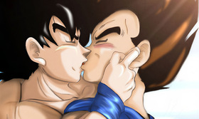 Kakarot Makes the Prince Blush by Maetel — Old Web Kakavege Kiss Archive