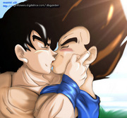 Kakarot Makes the Prince Blush by Maetel — Old Web Kakavege Kiss Archive
