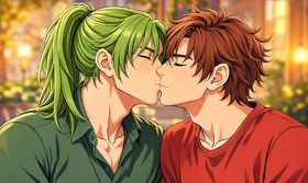 A Kiss After the Battles — Adult Seiya x Shun Fanart