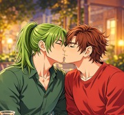 A Kiss After the Battles — Adult Seiya x Shun Fanart