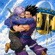 Gohan x Future Trunks Chose to Stay — Truhan Post-Goku Black Reunion Fanart