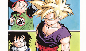 Gohan Artbook Scan — Dragon Ball Z Saiyans and Friends Visual Reference