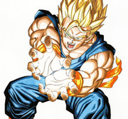 SSJ Gohan Energy Attack Artwork — Dragon Ball Z Visual Reference