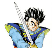 Gohan Sword Artwork — Dragon Ball Z Visual Character Reference