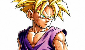 SSJ Gohan Standing Artwork — Dragon Ball Z Cell Saga Visual Reference